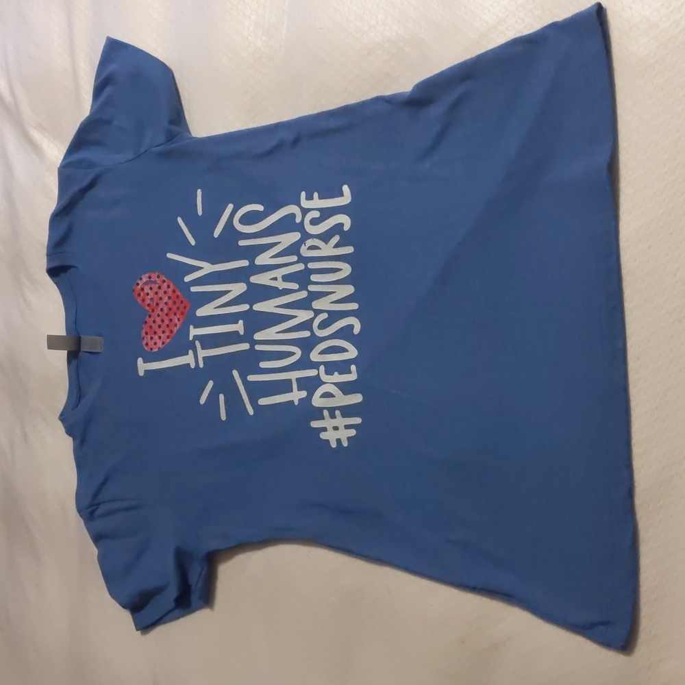 I <3 tiny humans #PedsNurse tshirt